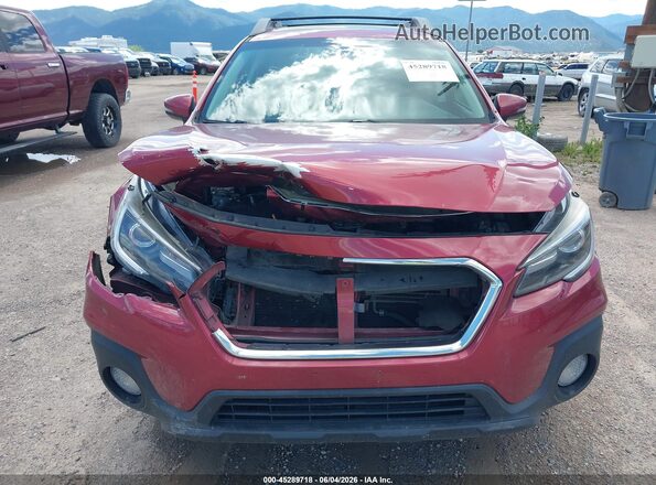 4S4BSANC7K3262879 2019 SUBARU OUTBACK Red წინა პანელის ხედი