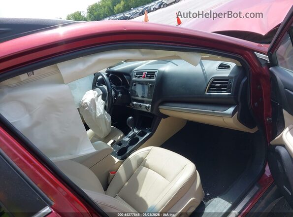 4S4BSANC8H3353524 2017 SUBARU OUTBACK Red Vista interior delantera