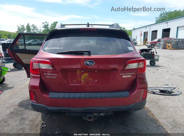 4S4BSANC8H3353524 2017 SUBARU OUTBACK Red 