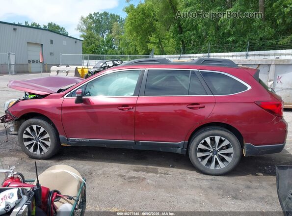 4S4BSANC8H3353524 2017 SUBARU OUTBACK Red Vista interior de 360 grados
