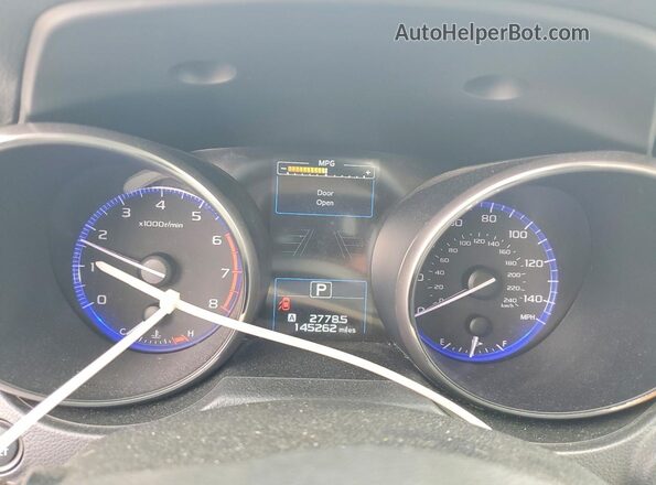 4S4BSANC8J3201099 2018 SUBARU OUTBACK Silver ხელსაწყოთა პანელის ხედი