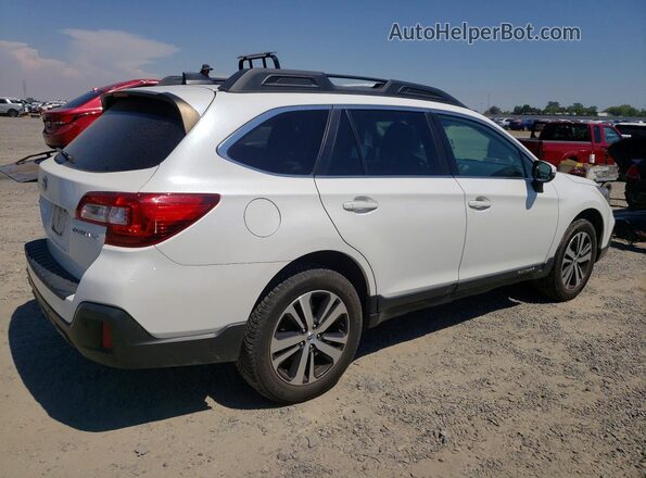4S4BSANC8J3300019 2018 SUBARU OUTBACK White Rear right