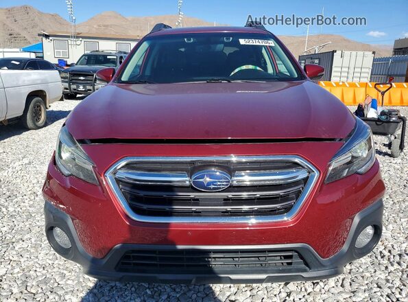 4S4BSANC8K3202299 2019 SUBARU OUTBACK Красный Вид спереди