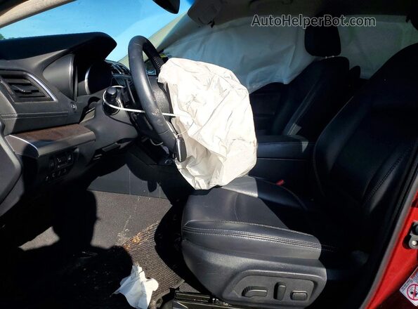 4S4BSANC8K3395361 2019 SUBARU OUTBACK Red Widok wnętrza z przodu
