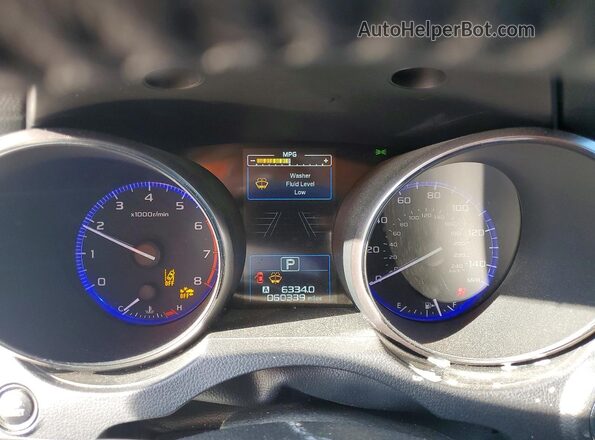 4S4BSANC8K3395361 2019 SUBARU OUTBACK Red Widok zestawu wskaźników