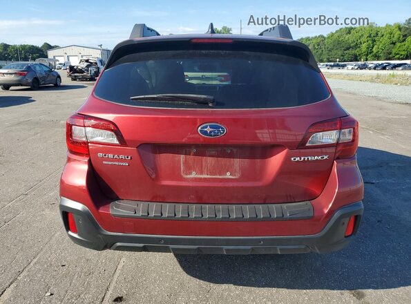 4S4BSANC8K3395361 2019 SUBARU OUTBACK Red Widok z tyłu