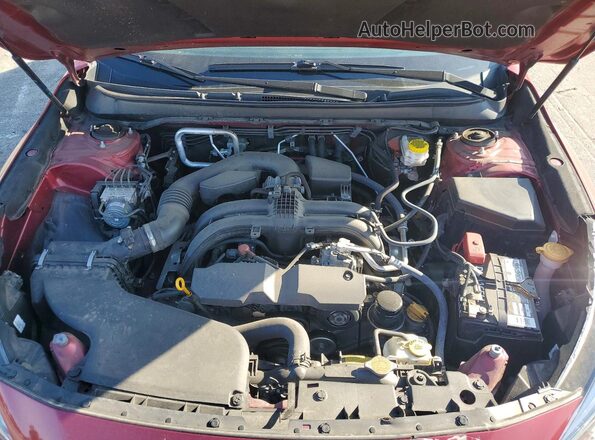 4S4BSANC8K3395361 2019 SUBARU OUTBACK Red Widok komory silnika