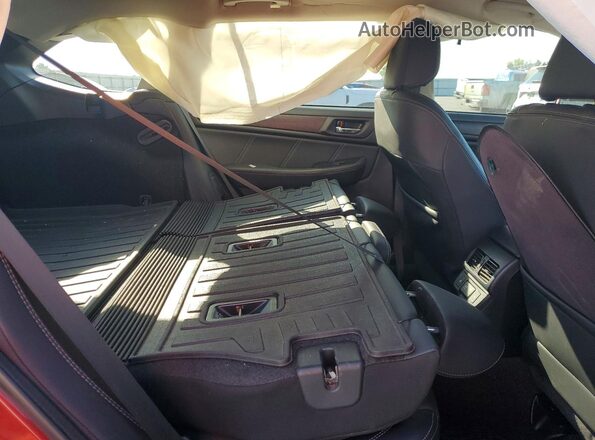 4S4BSANC8K3395361 2019 SUBARU OUTBACK Red Widok wnętrza z tyłu