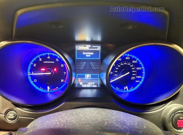 4S4BSANC9G3204988 2016 SUBARU OUTBACK White Instrument cluster view