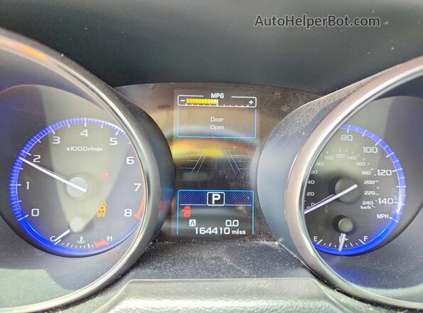 4S4BSANC9G3234038 2016 SUBARU OUTBACK Silver ხელსაწყოთა პანელის ხედი