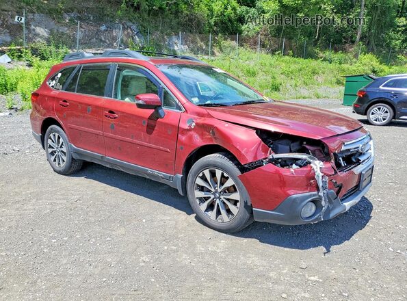 4S4BSANC9G3290156 2016 SUBARU OUTBACK Maroon წინა მარჯვენა