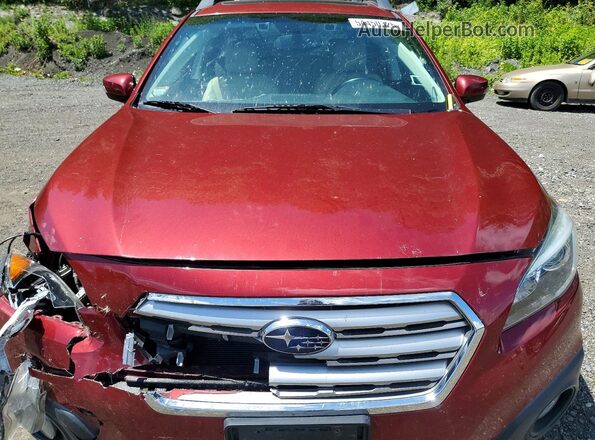4S4BSANC9G3290156 2016 SUBARU OUTBACK Maroon ძრავის განყოფილების ხედი
