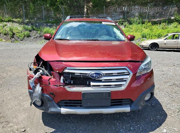 4S4BSANC9G3290156 2016 SUBARU OUTBACK Maroon წინა ხედი