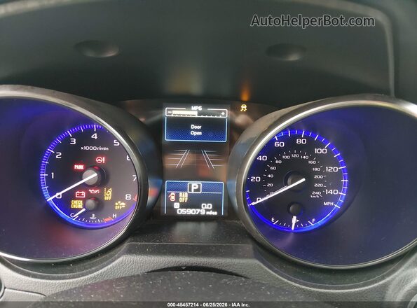 4S4BSANC9H3210579 2017 SUBARU OUTBACK Gray Widok tylnych siedzeń