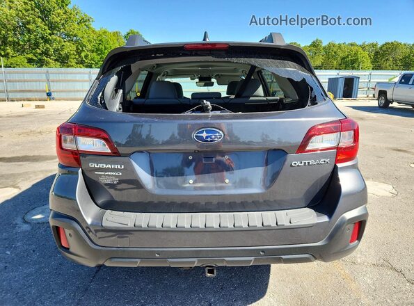 4S4BSANC9J3220423 2018 SUBARU OUTBACK Gray უკანა ხედი