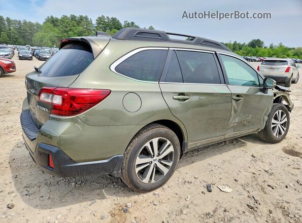 4S4BSANC9J3264017 2018 SUBARU OUTBACK Green Trasero derecho