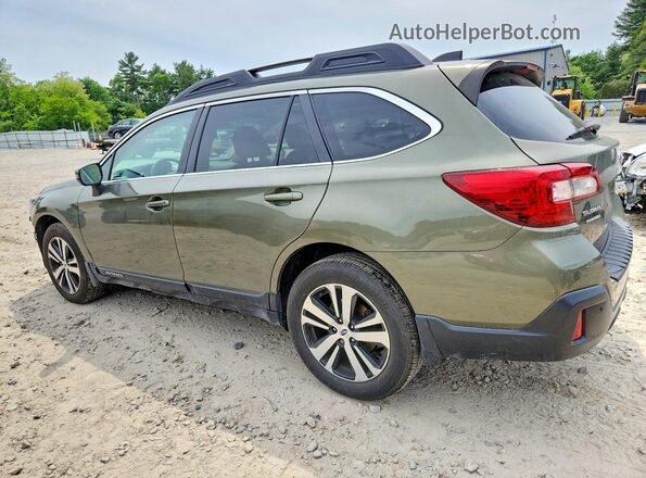 4S4BSANC9J3264017 2018 SUBARU OUTBACK Green Trasero izquierdo