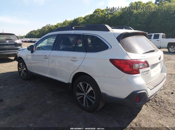 4S4BSANC9J3358088 2018 SUBARU OUTBACK Белый Задняя левая четверть