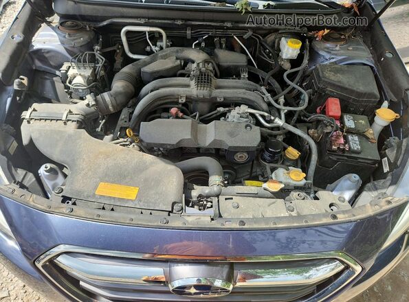 4S4BSANC9J3379877 2018 SUBARU OUTBACK Blue Vista del compartimento del motor