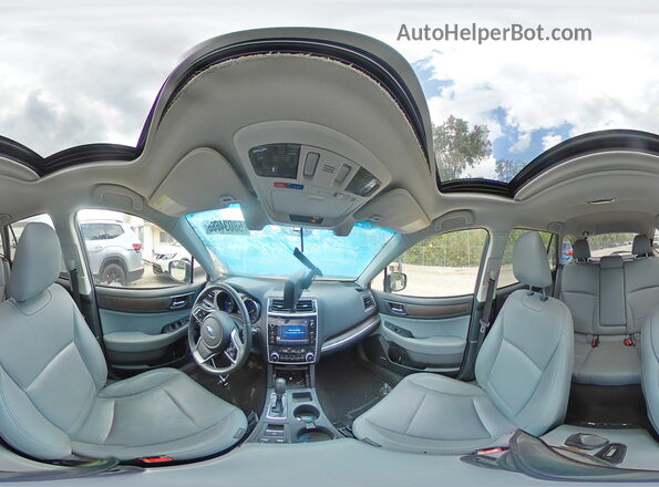 4S4BSANC9J3379877 2018 SUBARU OUTBACK Blue Vista interior de 360 grados