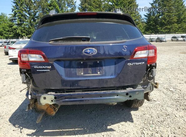4S4BSANC9J3384366 2018 SUBARU OUTBACK Синий Вид сзади