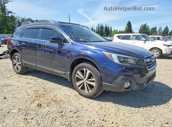 4S4BSANC9J3384366 2018 SUBARU OUTBACK Синий Передняя правая четверть
