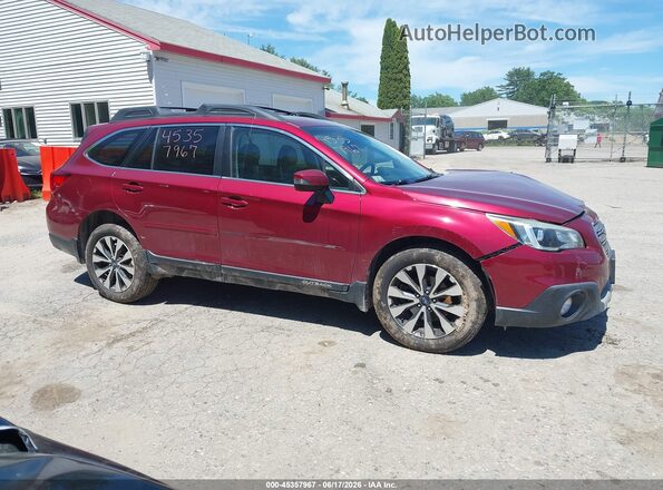 4S4BSANCXG3281286 2016 SUBARU OUTBACK Темно-бордовый Вид задней части салона