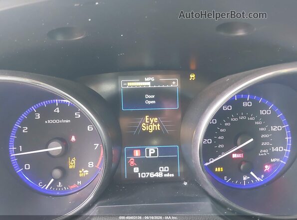 4S4BSANCXG3356391 2016 SUBARU OUTBACK Silver Rear seats view