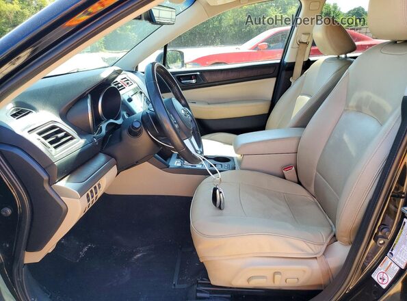 4S4BSANCXH3248466 2017 SUBARU OUTBACK Черный Вид салона спереди