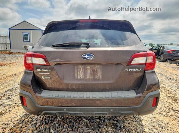 4S4BSATC5K3337744 2019 SUBARU OUTBACK Brown Вид ззаду