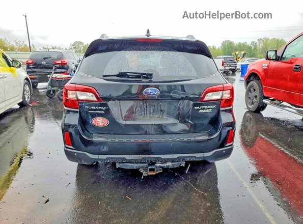 4S4BSATC6H3272654 2017 SUBARU OUTBACK Черный Вид сзади