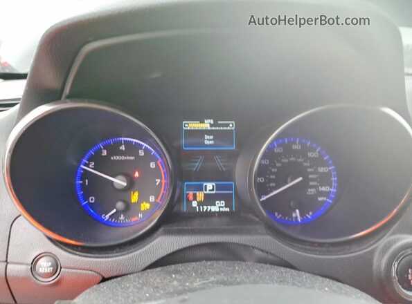 4S4BSATC6H3272654 2017 SUBARU OUTBACK Черный Вид щитка приборов