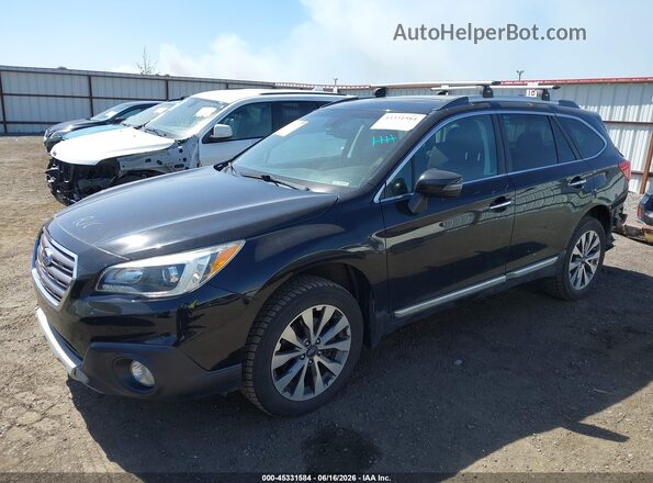 4S4BSATC6H3272802 2017 SUBARU OUTBACK Black Առջևի ձախ երեք քառորդ տեսարան