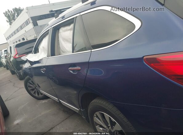 4S4BSATC6H3396066 2017 SUBARU OUTBACK Blue Widok wnętrza z tyłu