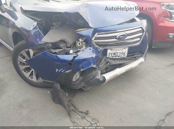 4S4BSATC6H3396066 2017 SUBARU OUTBACK Blue Widok z przodu