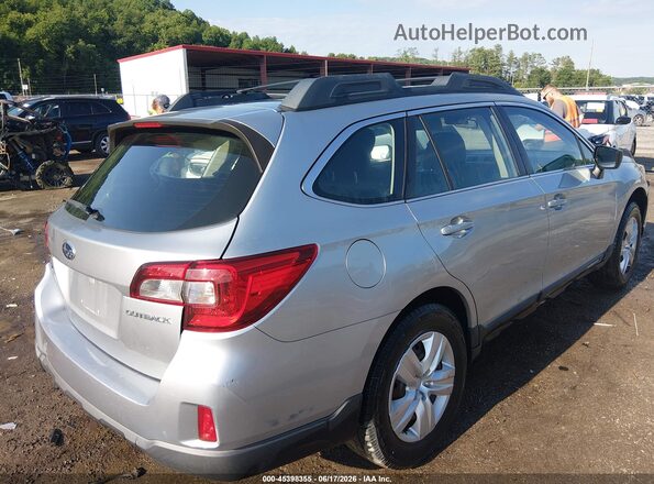 4S4BSBAC1G3222851 2016 SUBARU OUTBACK Silver Задня права чверть