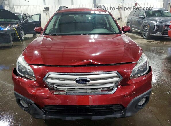 4S4BSBCC3G3288332 2016 SUBARU OUTBACK Burgundy Front view