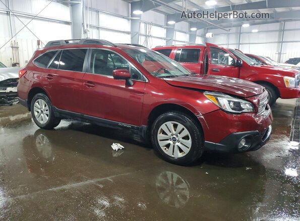 4S4BSBCC3G3288332 2016 SUBARU OUTBACK Burgundy Front right