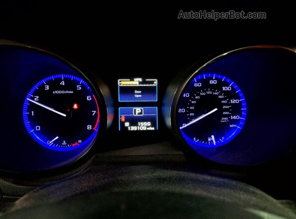 4S4BSBCC3G3288332 2016 SUBARU OUTBACK Burgundy Instrument cluster view