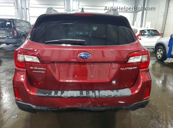 4S4BSBCC3G3288332 2016 SUBARU OUTBACK Burgundy Rear view