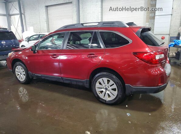 4S4BSBCC3G3288332 2016 SUBARU OUTBACK Burgundy Rear left
