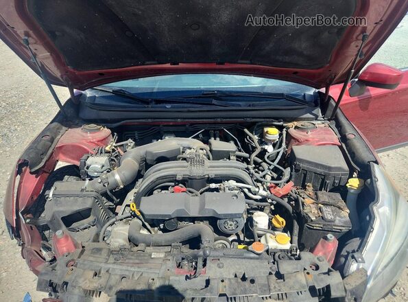 4S4BSBCC4G3204101 2016 SUBARU OUTBACK Red Vista interior trasera