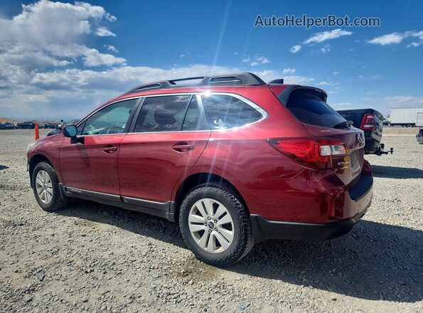 4S4BSBCC4G3204101 2016 SUBARU OUTBACK Red Trasero izquierdo