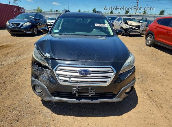4S4BSBDC7G3325588 2016 SUBARU OUTBACK Черный Вид спереди
