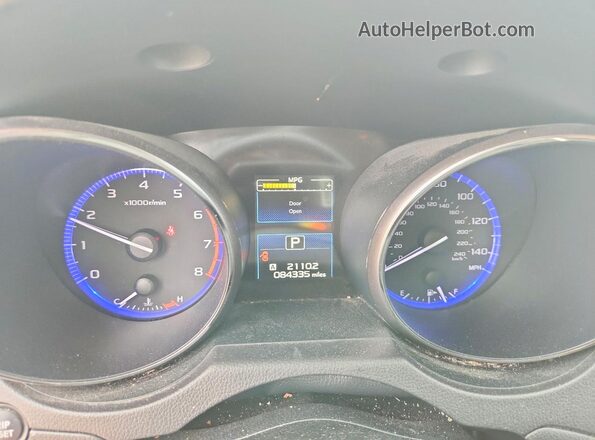 4S4BSBDC8G3313384 2016 SUBARU OUTBACK Серый Вид щитка приборов