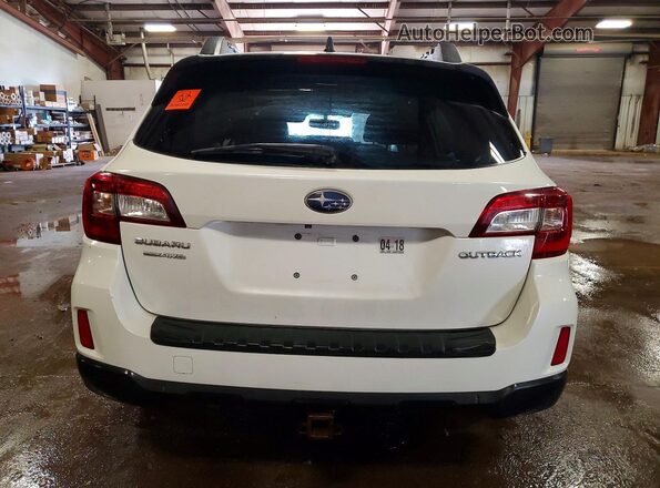 4S4BSBFC3G3235643 2016 SUBARU OUTBACK Белый Вид сзади