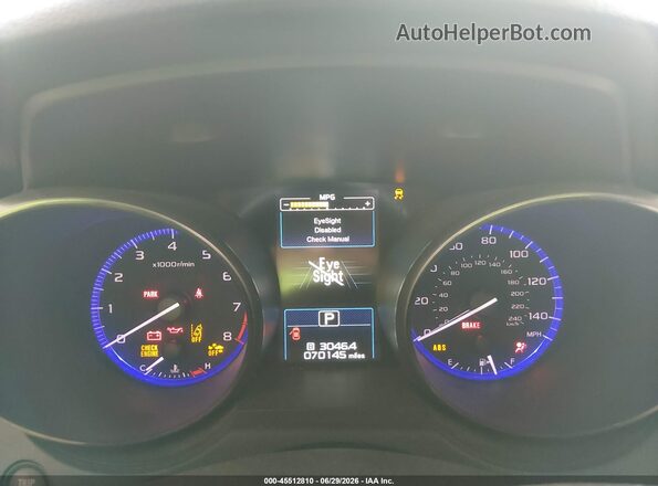 4S4BSBFC5G3283158 2016 SUBARU OUTBACK Gold Widok tylnych siedzeń