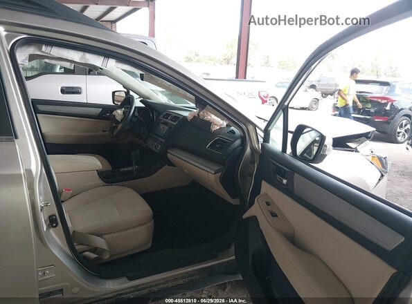 4S4BSBFC5G3283158 2016 SUBARU OUTBACK Gold Widok wnętrza z przodu