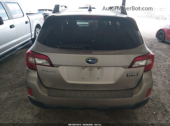 4S4BSBFC5G3283158 2016 SUBARU OUTBACK Gold 