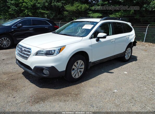 4S4BSBFC6G3332223 2016 SUBARU OUTBACK White Vista tres cuartos delantera izquierda